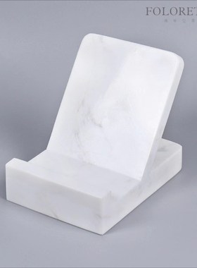现代简约天然大理石创意书报架样板间角几书架书立装饰品软装摆设