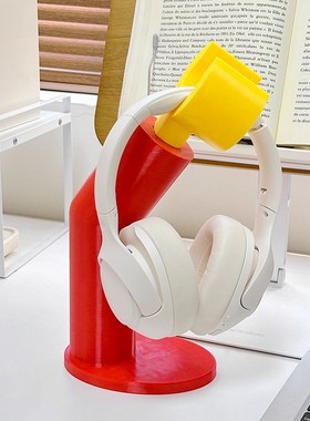 创意桌面耳机挂架收纳摆件