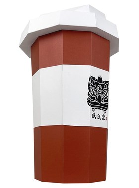 高0.5米 大型定制模型奶茶纸杯大号咖啡杯店铺创意3D摆件装饰物品