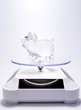 可爱小猪生日礼物水晶玻璃创意摆件十二生肖动物属相琉璃车载饰品