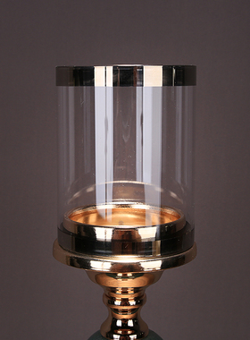 新中式陶瓷烛台家居饰品餐桌摆件浪漫烛光晚餐道具装饰蜡烛台酒柜