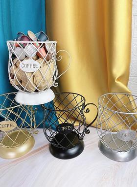 厂家直销外贸创意铁线烛台铁艺果篮电镀金色喷塑摆件饰品铁艺摆件