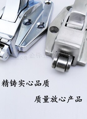不锈钢烤箱门锁 烘箱把手烤箱拉手锁 冷库冷柜门扣蒸柜试验箱拉手