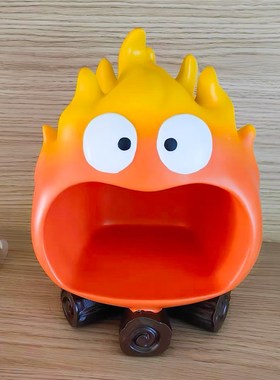 卡西法火焰摆件入户进门口置物架玄关H钥匙收纳创意客厅茶几装饰