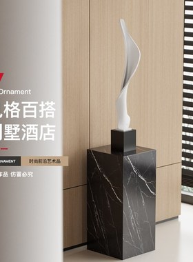 抽象酒店艺术雕塑玄关壁龛摆件家居客厅现代简约电视柜创意工艺品