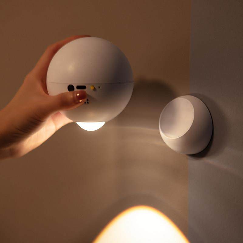 Tubicen多维免布线免打孔氛围智能语音壁灯洗墙床头小夜灯,淘宝优惠券,粉丝福利购,淘宝优惠卷