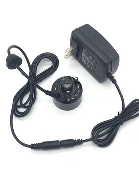 风水轮流水摆件抽水水泵雾化器造雾气鱼缸雾化加湿器水景起雾烟雾