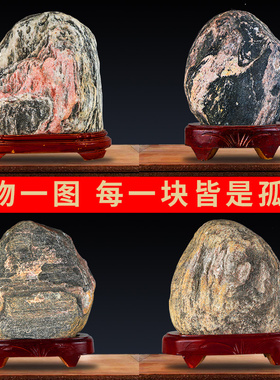 泰山石敢当室内外天然原石正宗靠山石家用家居客厅办公室石头摆件