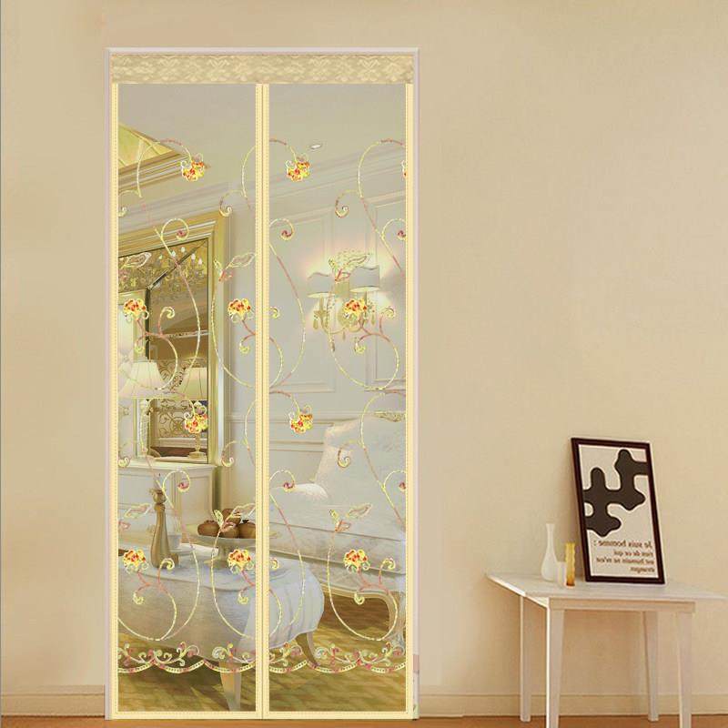 魔术贴防蚊门帘 夏季家用客厅卧室加密磁性纱门纱窗帘子纱帘定做,淘宝优惠券,粉丝福利购,淘宝优惠卷