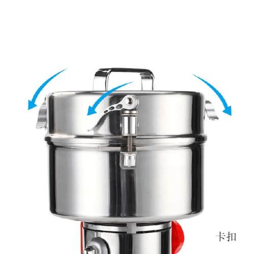 不锈钢粉碎机商用打粉机中药材食品杂粮超细磨粉机万能研磨机 - 图3
