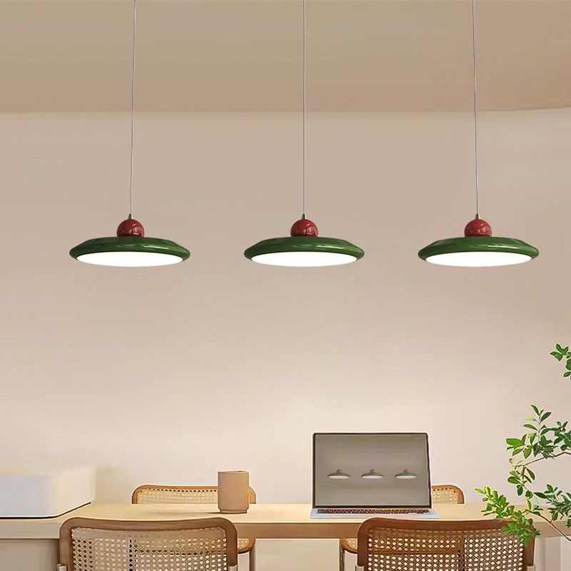 飞碟吊灯法式奶油风餐桌吧台装饰灯具三头造型创意艺术设计餐厅灯,淘宝优惠券,粉丝福利购,淘宝优惠卷