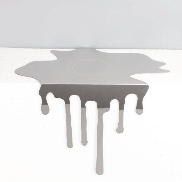 现简约创意不锈钢抽象水滴托盘样板房公室家居桌面软装饰品,淘宝优惠券,粉丝福利购,淘宝优惠卷