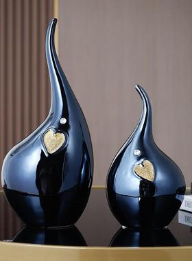 轻奢现代家居客厅桌面酒柜装饰品抽象摆件电视柜玄关乔迁新居礼品