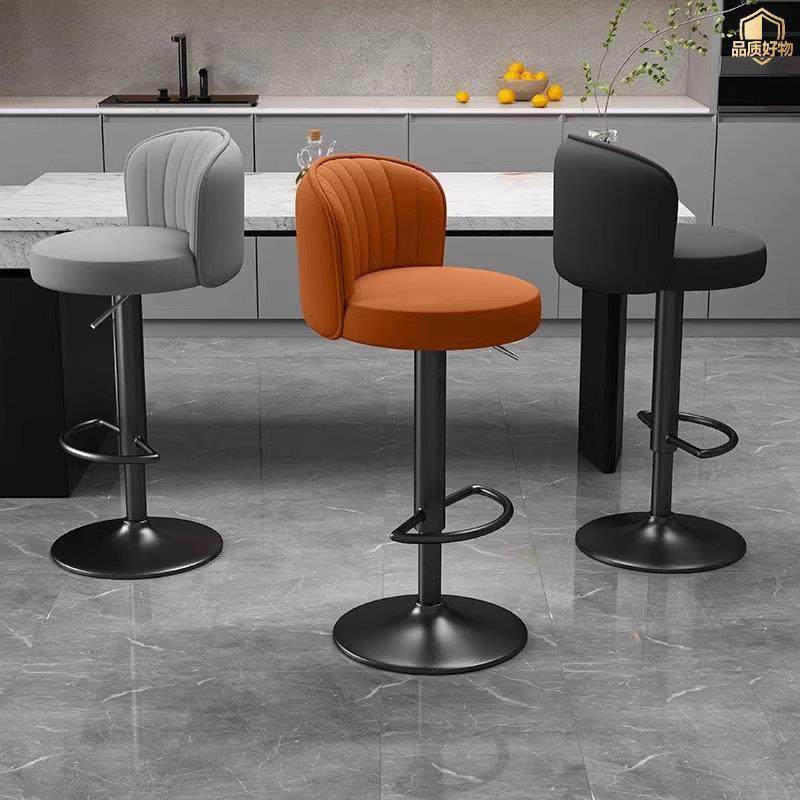 轻奢吧台椅高脚凳子酒吧椅家用旋转升降椅子商用收银前台转椅吧凳,淘宝优惠券,粉丝福利购,淘宝优惠卷