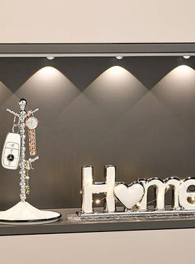 玄关钥匙收纳摆件客厅入户进门口走廊轻奢高端糖葫芦架家居好物