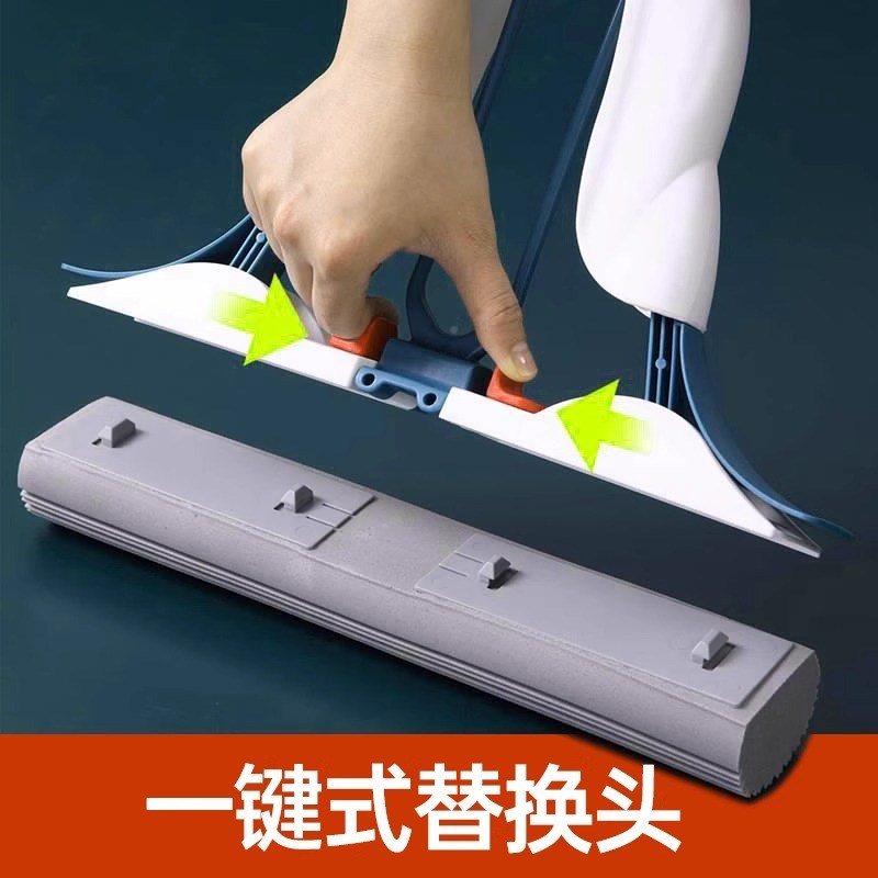 一键换头海绵拖把替换头海绵头替换头胶棉头拖把头拖把配件 - 图1