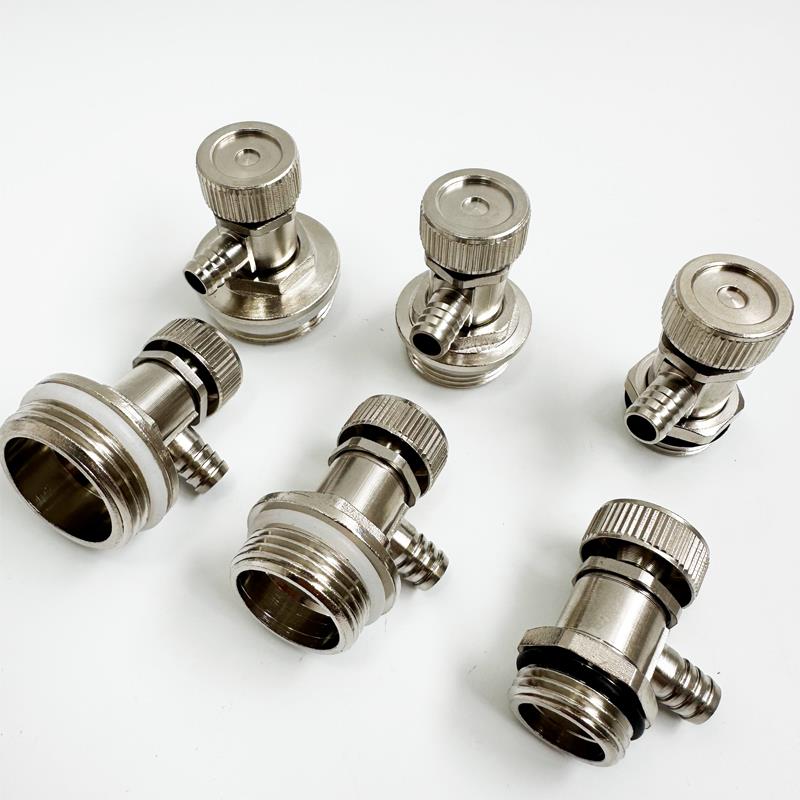 暖气片全铜手拧排气阀放气阀4/6分1寸地暖分水器排水排污放水阀门 - 图3