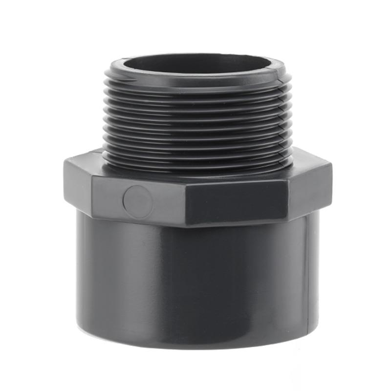 UPVC外牙直接外丝内插变径螺纹直通接头化工PVC管水管20 25 32 50 - 图3