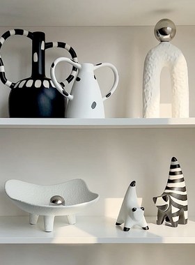 态生活 意式h轻奢风客厅酒柜书房装饰摆件个性艺术样板房酒店软装