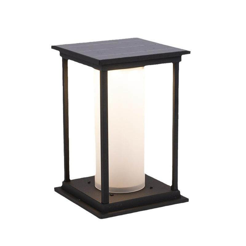 方形柱头灯太阳能户外庭院大门口围墙灯门柱灯别墅院子防水室外灯,淘宝优惠券,粉丝福利购,淘宝优惠卷