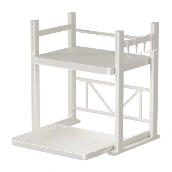 微波炉置物架抽拉式厨房电饭煲架子台面多功能电器烤箱收纳架,淘宝优惠券,粉丝福利购,淘宝优惠卷