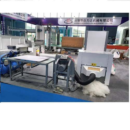 实惠公仔棉松棉混合填充一体机开松率达99%以上全自动 - 图1