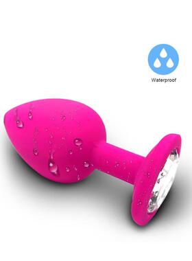 Soft Silicone Anal Plug Dildo Bullet Vibrator Sex Toys for W