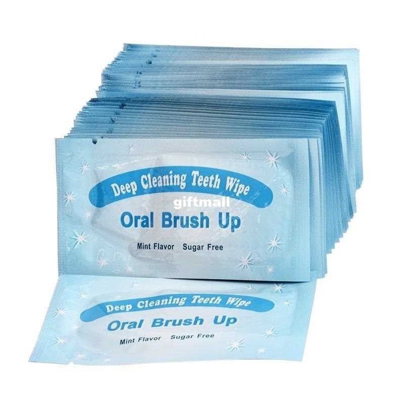 50pcs/set Wipek Oral Brush Up Finger For Deep Cleaning Wipes - 图1