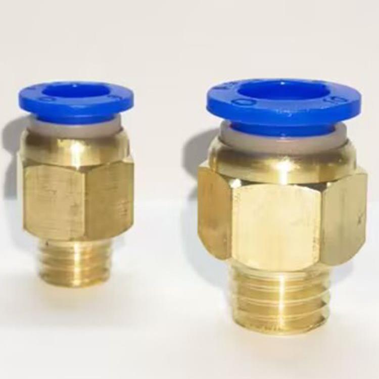 气动PC8-M8*1快速6插M10*1.5气管M12*1.75接头16*2螺纹10直通公制 - 图2