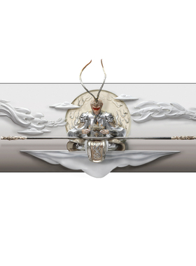 斗战胜佛3D立体壁画浮雕装饰画齐天大圣客厅沙发背景墙挂画孙悟空