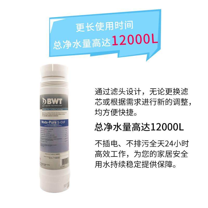 德国倍世bwt家用厨下式净水器自来水过滤器超滤直饮机进口滤芯 - 图1