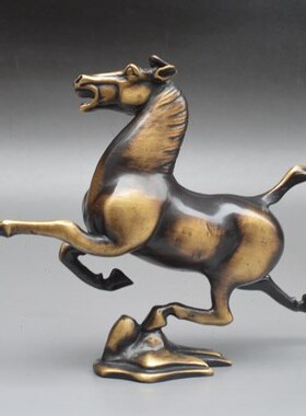 飞工艺品摆设奔踏客厅马纯铜马铜摆件肖成功生马燕装饰品