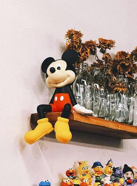 大号米奇坐姿娃娃高级感客厅电视柜酒柜玩偶摆件创意家居桌面装饰