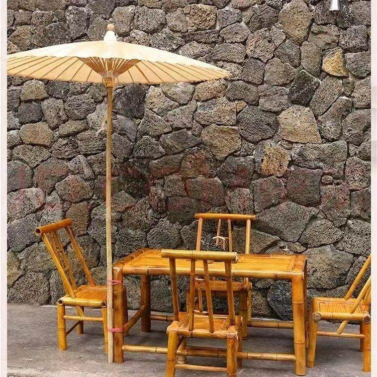 竹桌椅组合家用阳台休闲竹椅子靠背椅老式竹子小椅阳台休闲竹凳子,淘宝优惠券,粉丝福利购,淘宝优惠卷