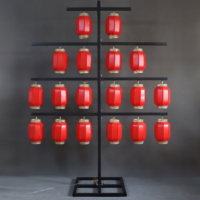 中式婚庆道具红灯笼铁艺屏风装饰摆件汉唐婚礼背景布置宫灯路引架,淘宝优惠券,粉丝福利购,淘宝优惠卷
