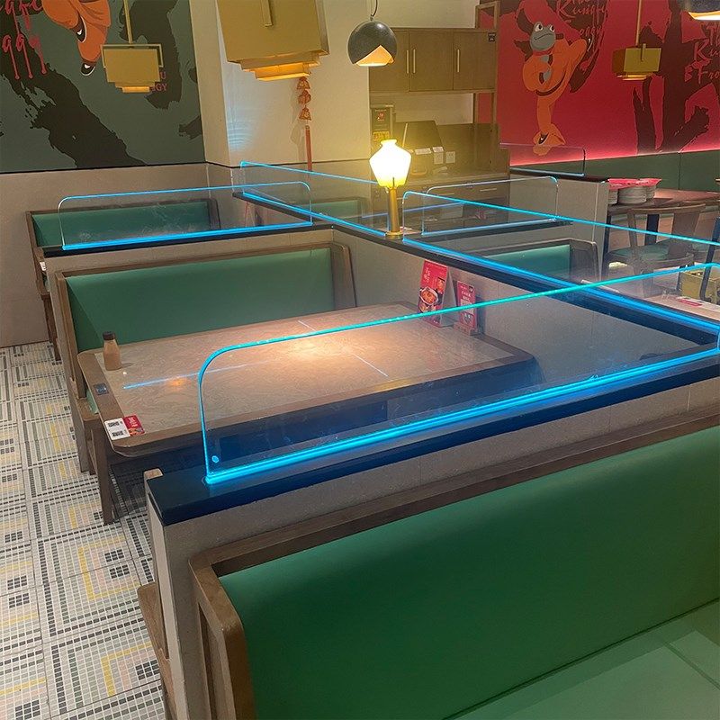 发光玻璃隔断办公室餐厅吧台铝合金屏风装饰灯带极简隔挡氛围灯,淘宝优惠券,粉丝福利购,淘宝优惠卷