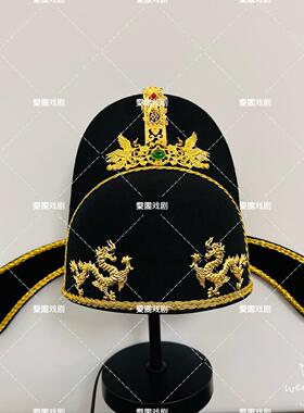 新款李白帽子唐制宋制幞头戏曲乌纱帽古装汉服帽子新郎帽官帽