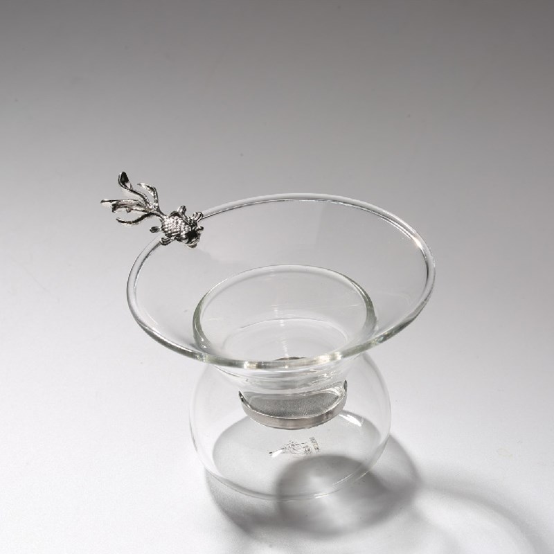 天久璃匠 玻璃茶器 茶室高硼硅耐高温玻璃茶漏茶道功夫茶具 - 图2