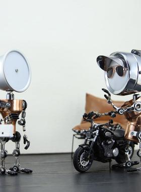 创意男友生日礼物朋克机器人桌面摆件电竞儿童房间台灯礼品手办