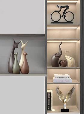 小鹿陶瓷装饰摆件遮丑高级感小众客厅玄关入户家居好物桌面装饰品