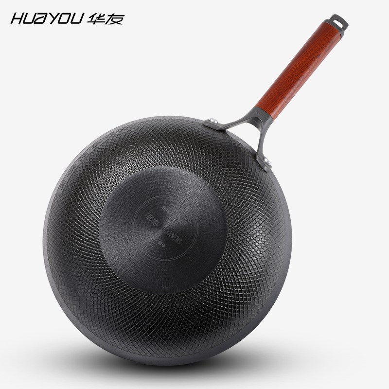 铸铁锅小炒锅无涂层家用炒菜锅一人食铁锅辅食小锅24cm-26cm-28cm - 图2
