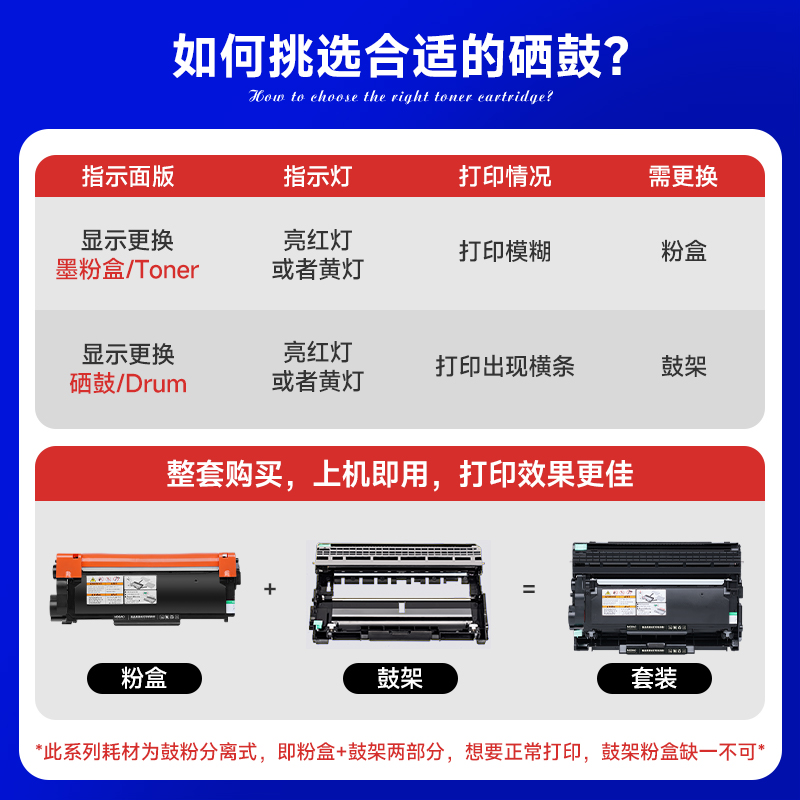 富士施乐M268dw粉盒适用施乐p268d硒鼓 fuji xerox打印机墨盒 DocuPrint TN2325墨粉碳粉 DR2350鼓架-图1