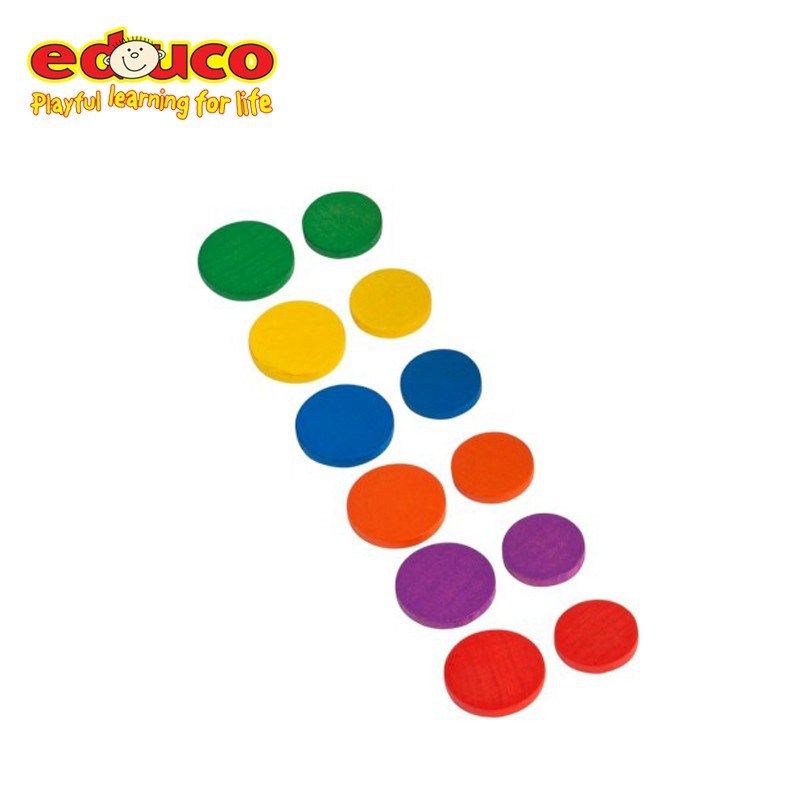 荷兰educo加减法游戏 幼儿园数学教具圆片数字片逻辑思维训练玩具,淘宝优惠券,粉丝福利购,淘宝优惠卷