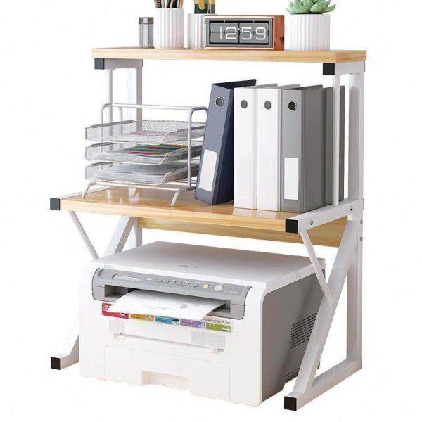 打印机架子微波炉置物架三层多功能桌面支架免打孔厨房烤箱收纳架,淘宝优惠券,粉丝福利购,淘宝优惠卷