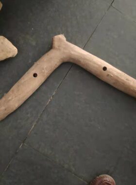 民俗老物件老牛套牛搔头老农具耕地牛套牛扫头农家院装饰摆件怀旧