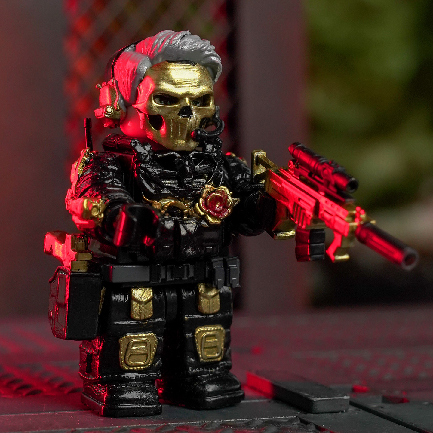 三角洲行动威龙兵手办红狼蚀金玫瑰周边模型军事乐高人仔积木玩具,淘宝优惠券,粉丝福利购,淘宝优惠卷