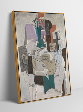 毕加索抽象挂画 油画布印刷喷绘仿制油画客厅卧室沙发背景装饰画