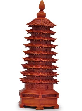 文昌塔九层9层书房办公室办公桌客厅电视柜装饰品工艺品