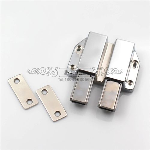 隐形门反弹器消防门磁吸碰珠免拉手自弹开关开门器磁碰柜门吸双吸 - 图1