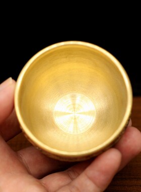 纯铜黄铜龙凤呈祥酒杯中式婚礼现场交杯酒杯子复古风餐具酒柜装饰